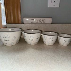 Rae Dunn blue bunny measuring cups Easter